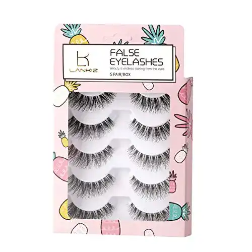 Die beste Künstliche Wimpern LANKIZ Falsche Wimpern, 3D Pure, 5 Paare 2026 Test Bestseller Künstliche Wimpern LANKIZ Falsche Wimpern, 3D Pure, 5 Paare