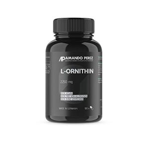 L-Ornithin Amando Perez 2250 mg, 100 vegane Kapseln