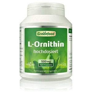 L-Ornithin Greenfood, 500mg, hochdosiert
