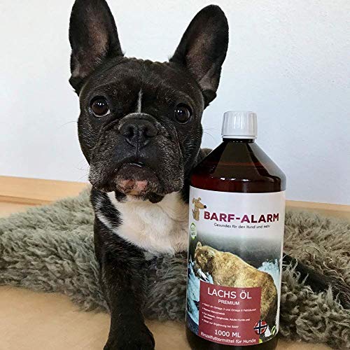 Lachsöl Hunde barf-alarm Premium Lachsöl für Hunde 1 Liter