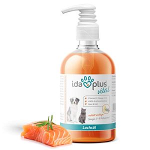 Lachsöl Hunde Ida Plus – Premium Lachsöl – 500 ml Pumpflasche