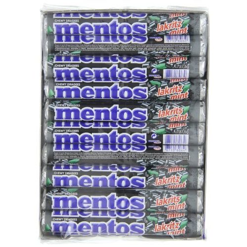 Lakritz MENTOS -Mint, 40 Rollen Dragees