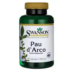 Lapacho-Kapseln Swanson Lapachorinde”Pau D’Arco”, 100 Kapseln