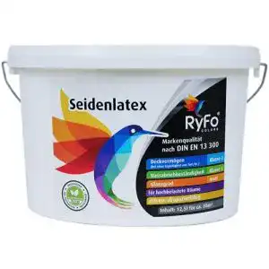Latexfarbe RyFo Colors Seidenlatex 12,5l (Größe wählbar)