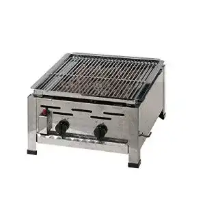 Lavasteingrill ChattenGlut Profi Lavastein Gasgrill/Gasbräter