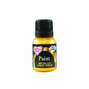 Lebensmittelfarbe Rainbow Dust Metallic- Gold Light, 25 g