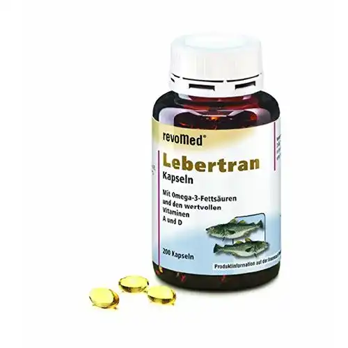 Lebertran revoMed, Kapseln (200 Kps) mit den Vitaminen A und D