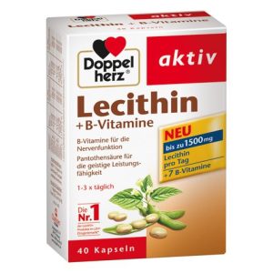 Lecithin capsules Doppelherz lecithin and B vitamins capsules, 2 pieces