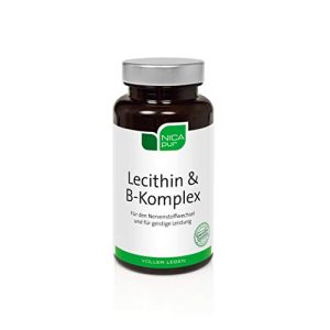 Lecithin capsules NICApur lecithin & B complex, 60 capsules