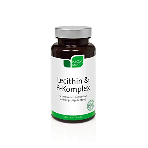 Lecithin-Kapseln NICApur Lecithin & B-Komplex, 60 Kapseln