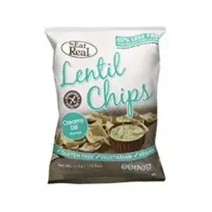 Linsen-Chips Eat Real (cofresh), Dill Flavour Lentil Chips 40g