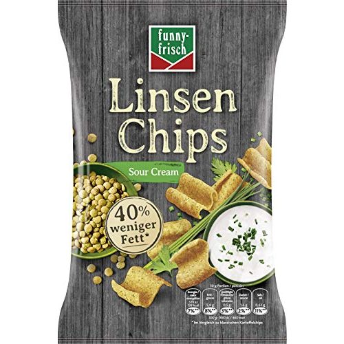 Die beste linsen chips funny frisch linsen chips sour cream 12 x 90 g Bestsleller kaufen