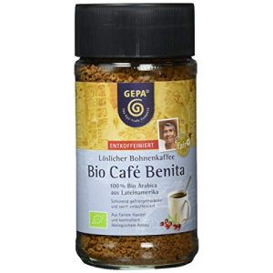 Löslicher Kaffee entkoffeiniert GEPA Bio-Café Benita Instant, 100 g