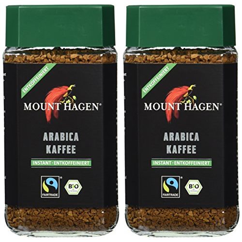 Löslicher Kaffee entkoffeiniert Mount Hagen Bio FT Naturland 100g