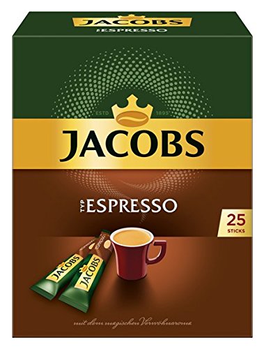 Die beste loeslicher kaffee jacobs espresso 25 instant kaffee sticks Bestsleller kaufen