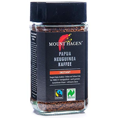 Löslicher Kaffee Mount Hagen Bio Fairtrade Instant, 2 x 100 gr