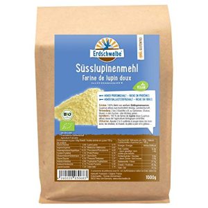 Lupinenmehl Erdschwalbe Bio Süss – garantiert glutenfrei, 1 kg