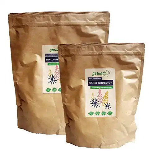 Lupinenmehl gesundo Bio – Lupinenprotein, 1 kg
