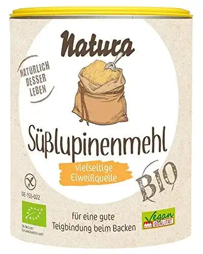 Lupinenmehl NATURA Bio Süß, 300 g