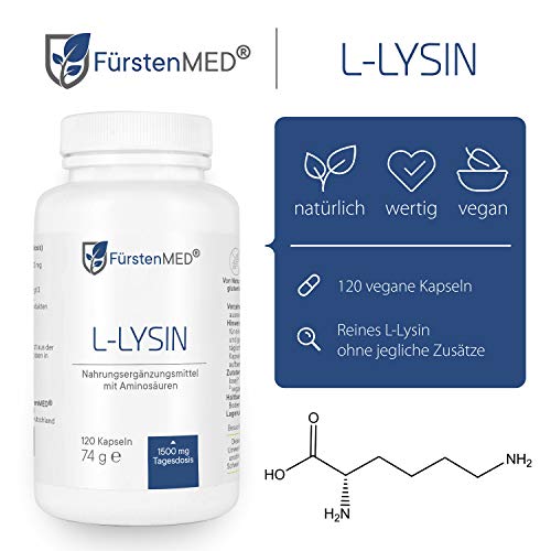 Lysin FürstenMED ® L- Kapseln, 1500mg, 120 Kapseln