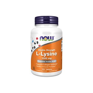 Lysin Now Foods Double Strength L- 1000 mg 100 Tabletten Vegan