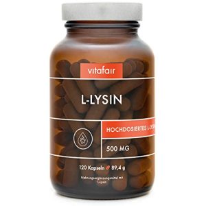 Lysin VITAFAIR L- (2000mg pro Tagesdosis) 120 Kapseln