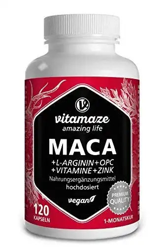 Maca-Kapseln Vitamaze – amazing life Maca Kapseln, 120 Kapseln