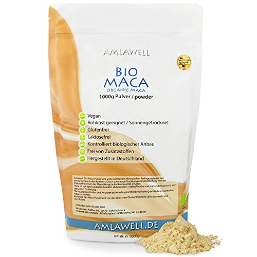 Die beste maca pulver amlawell bio maca pulver 1000 g macapulver Bestsleller kaufen