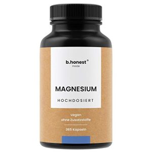 Magnesium hochdosiert b.honest inside Magnesium, 365 Kapseln