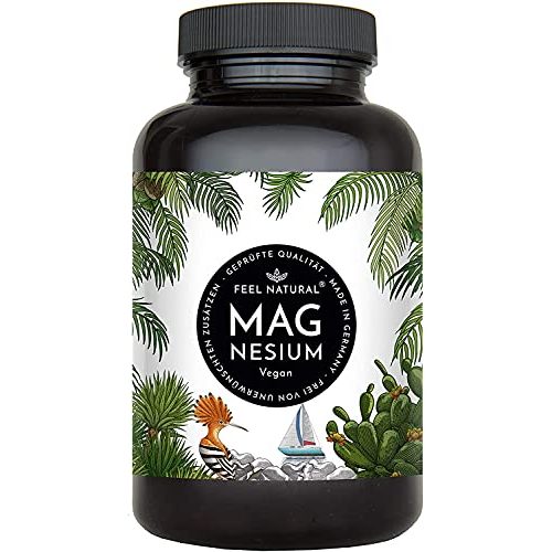 Magnesium hochdosiert Feel Natural Magnesium Kapseln, 365 Stck