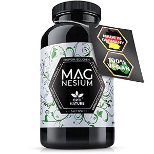 Magnesium hochdosiert OPTI NATURE 365 Kapseln, Vegan