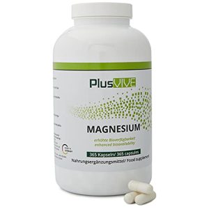Magnesium hochdosiert Plusvive, Magnesium, 365 Kapseln