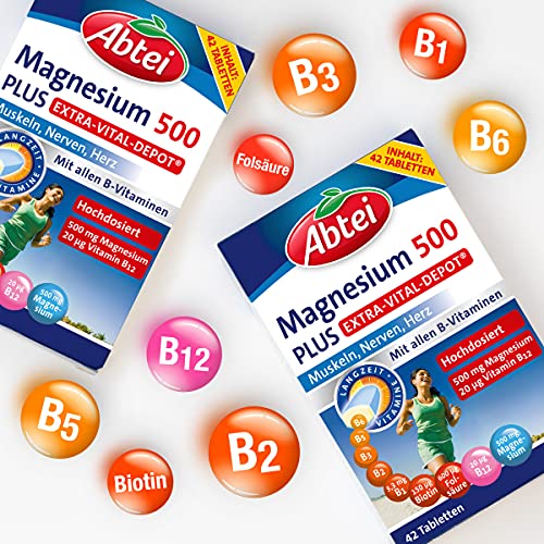 Magnesium-Tabletten Abtei Magnesium 500 Plus Extra-Vital-Depot