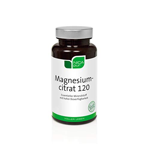 Die beste magnesiumcitrat nicapur 120 60 kapseln mit je 120 mg vegan Bestsleller kaufen