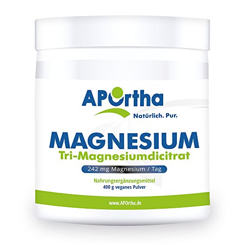 Die beste magnesiumcitrat pulver aportha magnesium citrat 400g vegan Bestsleller kaufen