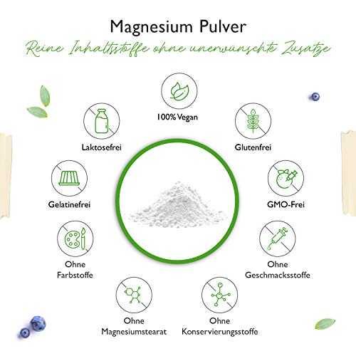 Magnesiumcitrat-Pulver Vit4ever Magnesium Pure, 600 g Pulver