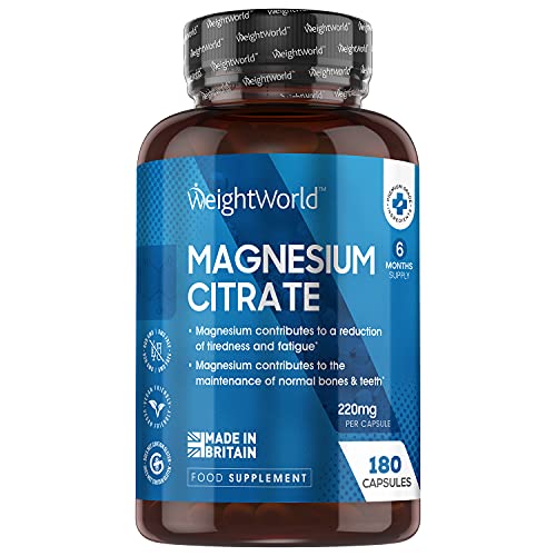 Die beste magnesiumcitrat weightworld magnesium kapseln 180 kapseln Bestsleller kaufen