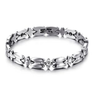 Magnetic bracelet JewelryWe jewelry stainless steel bracelet stars