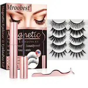 Magnetische Wimpern Mroobest, Magnetic Eyeliner, 3D, 5 Paare