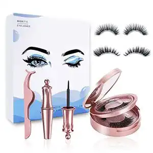 Magnetische Wimpern Walacr 4 Paar, 3D Magnetwimpern