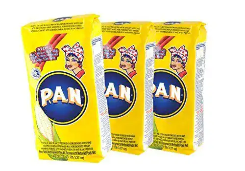 Maismehl PAN Weisses feines, vorgekocht, Kolumbien, 3 x 1kg