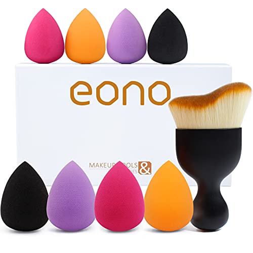 Make-up-Schwamm Eono Amazon Brand – 8+1 Stück