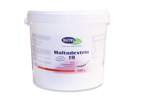 Die beste maltodextrin nutribest 19 kohlenhydratpulver 4 500 g 1 eimer Bestsleller kaufen
