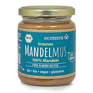 Mandelmus ecoterra Bio braun | 100% Mandeln, 250 g