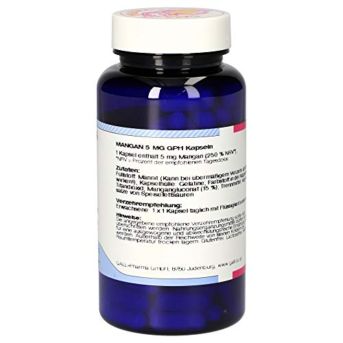Mangan Gall Pharma 5 mg GPH Kapseln 120 Stück