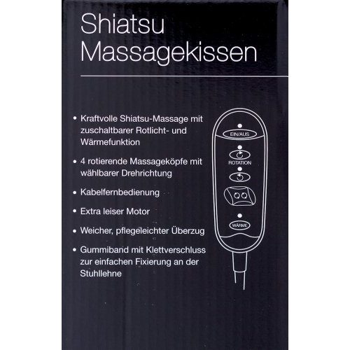 Massagekissen Eifa Warenhandels GmbH Shiatsu, Rotlicht, Wärme