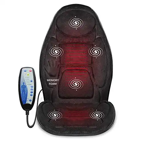 Massagesitzauflage Snailax Gedächtnisschaum Vibration