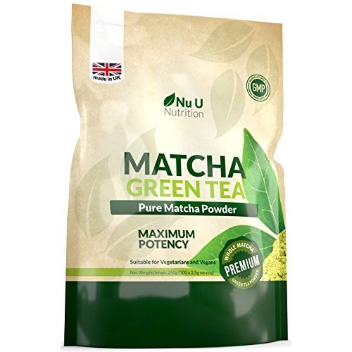 Matcha-Tee Nu U Nutrition Matcha Grüntee Pulver 250g