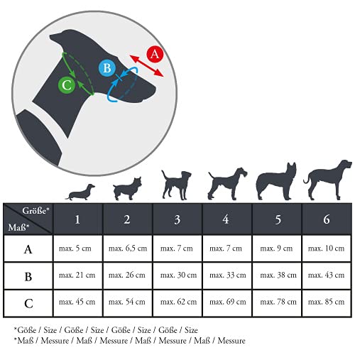 Maulkorb für Hunde Hunter ALBURY Hundemaulkorb, 1, schwarz