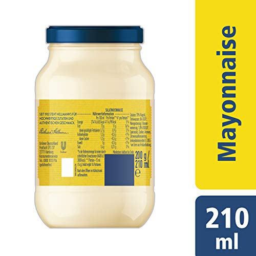 Mayonnaise Hellmann’s Real, 6 x 210g